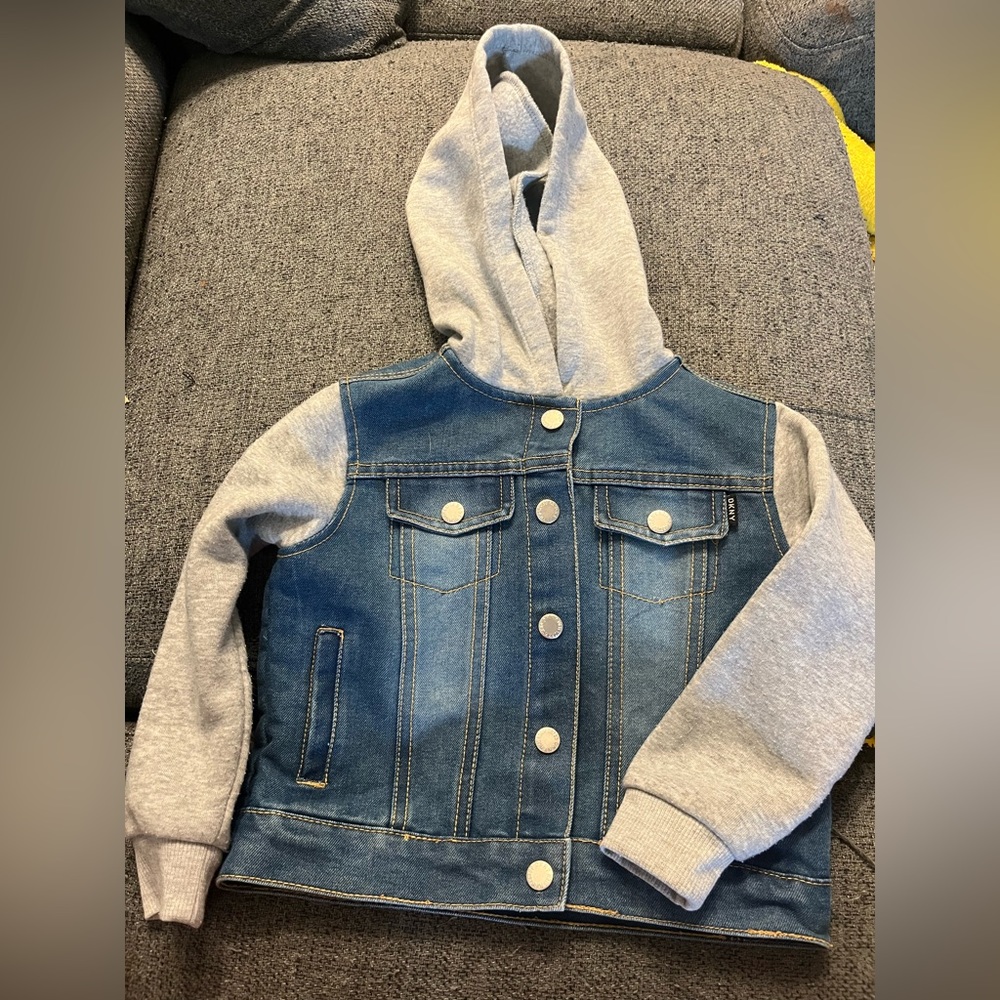 DKNY Hoodie jeans jacket size 3T